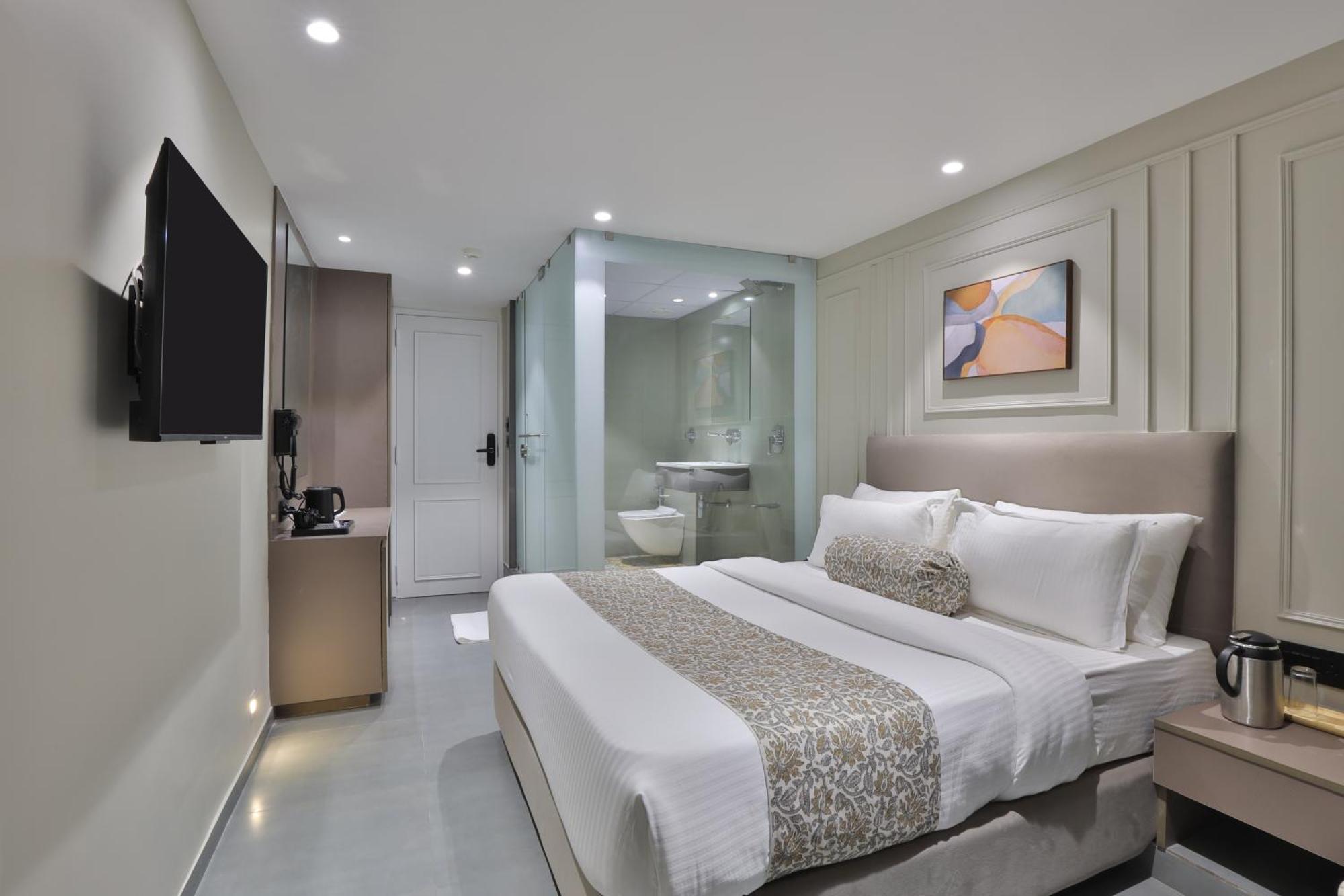 Hotel The Grand Suites Ahmedabad Exterior foto